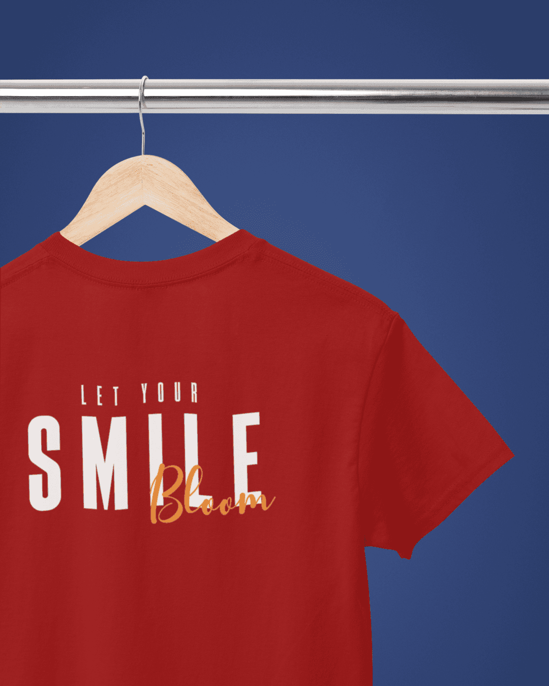 "Smile Bloom" Unisex Oversized Cotton T-Shirt